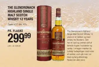 Poetzsch Padborg The glendronach highland single malt scotch whisky 12 years tilbud