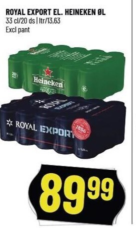 Løvbjerg Royal el. heineken tilbud