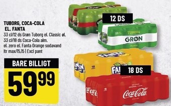 Løvbjerg Tuborg, coca-cola el. fanta tilbud