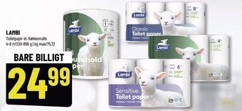 Løvbjerg Lambi toiletpapir tilbud