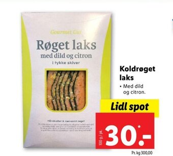 Lidl Koldrøget laks tilbud
