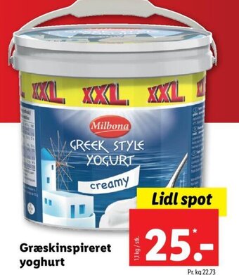 Græskinspireret yoghurt