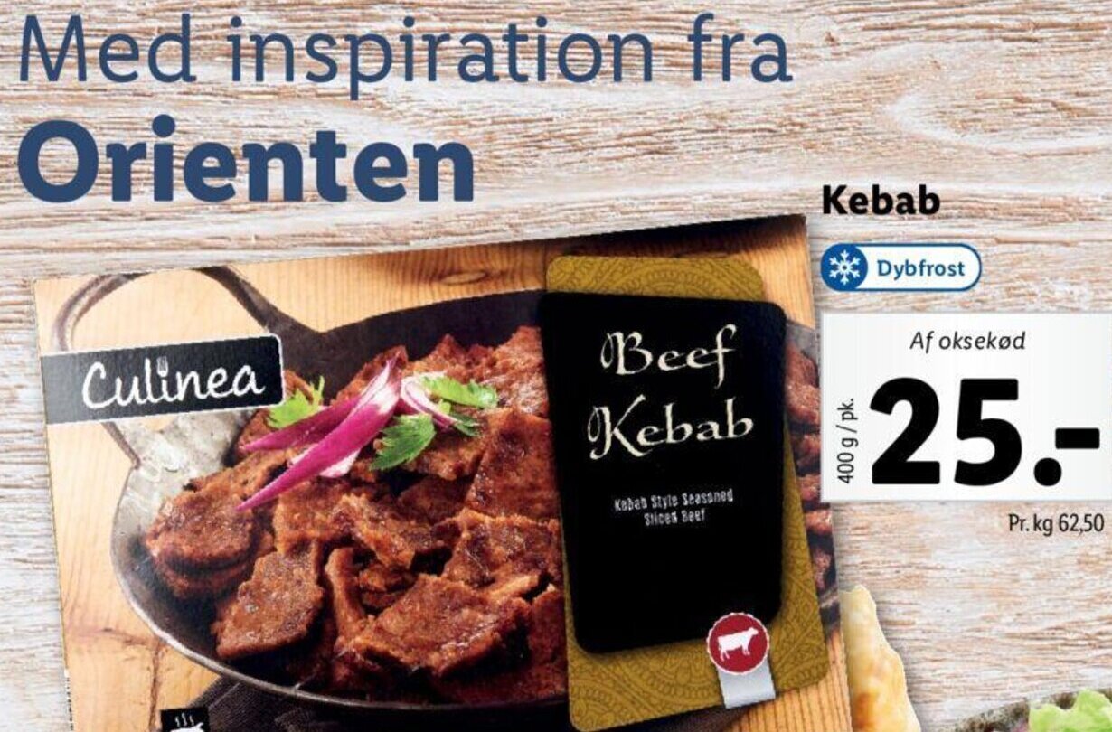 Kebab tilbud hos Lidl
