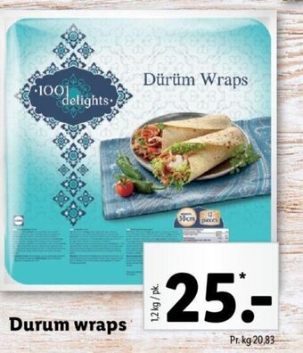 Lidl Durum wraps tilbud