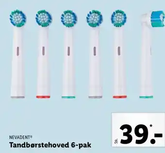 Lidl Tandbørstehoved 6-pak tilbud