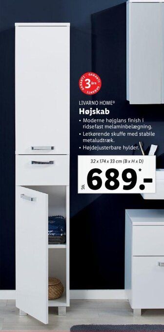 Lidl Højskab tilbud