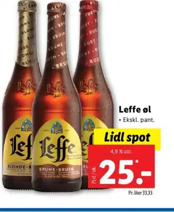 Lidl Leffe øl tilbud