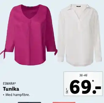 Lidl Tunika tilbud