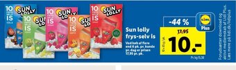 Lidl Sun Lolly Frys-selv-is tilbud