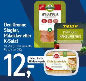 Den grønne slagter spegepølse