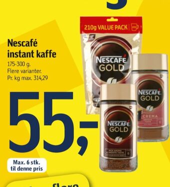 Føtex Gold instant kaffe tilbud