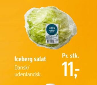 Føtex Salling icebergsalat tilbud