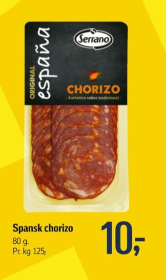 Serrano chorizo