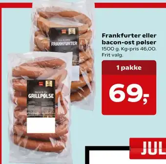 Kvickly Coop frankfurter tilbud
