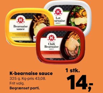 Kvickly K-salat sauce flydende tilbud
