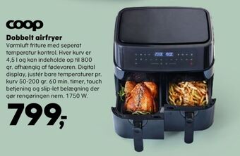 Kvickly Coop airfryer tilbud