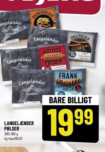 Løvbjerg Langelænder brunchpølser tilbud