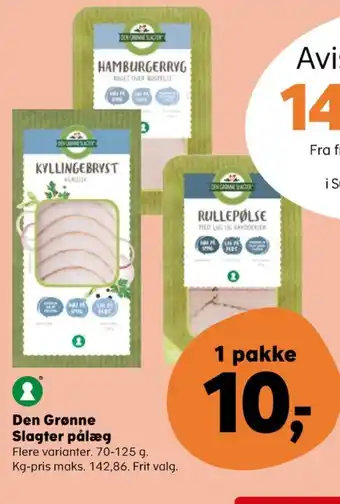 Den grønne slagter kyllingebryst
