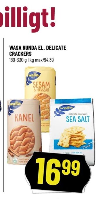 Løvbjerg Wasa knækbrød tilbud