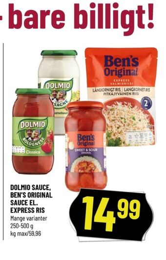 Løvbjerg Dolmio sauce flydende tilbud