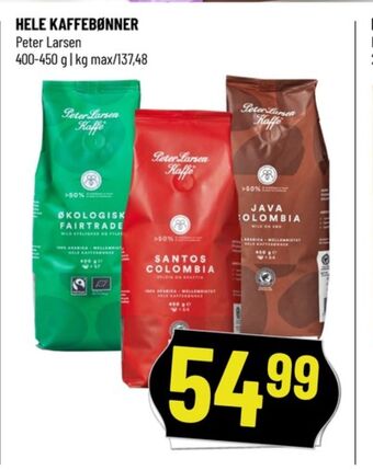 Løvbjerg Peter larsen kaffebønner - hele tilbud
