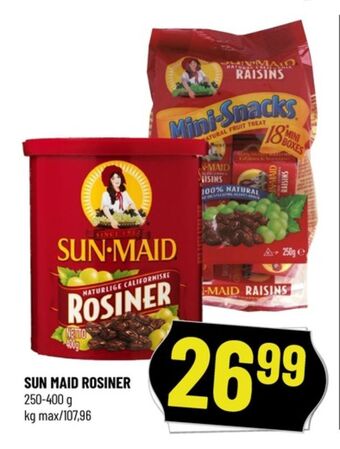 Løvbjerg Sun maid rosiner tilbud