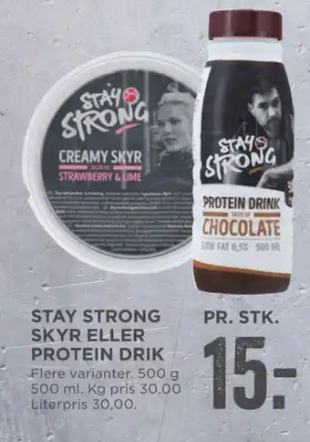 Stay strong proteindrik chokolade