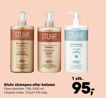 SuperBrugsen Stuhr shampoo tilbud