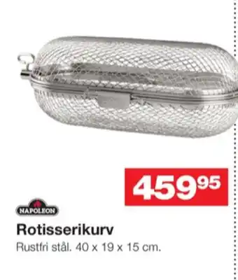 Napoleon rotisseri stegekurv