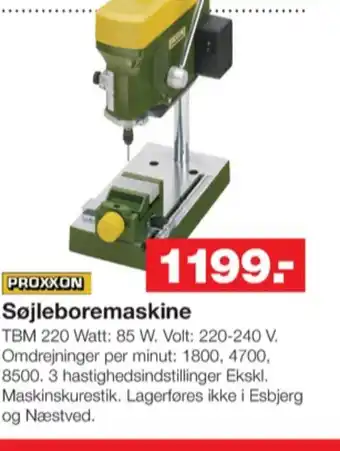 Proxxon søjleboremaskine