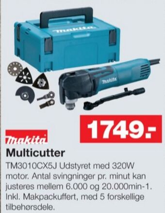 Bauhaus Makita multicutter tilbud