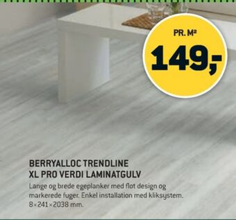 XL-BYG Berry alloc laminatgulv tilbud