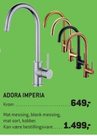 XL-BYG Adora køkkenarmatur tilbud