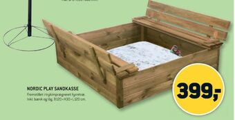 XL-BYG Nordic play sandkasse tilbud