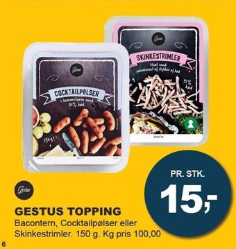 Let-Køb Gestus Topping tilbud