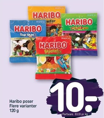 REMA 1000 Haribo poser tilbud