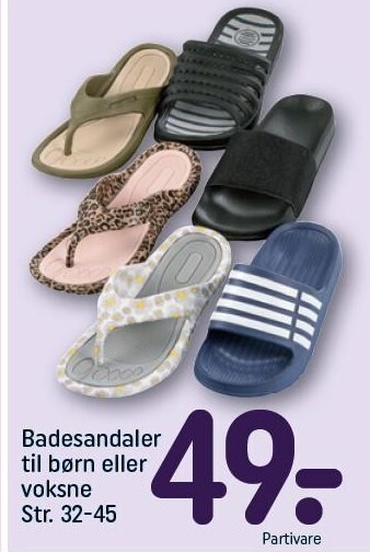 REMA 1000 Badesandaler tilbud