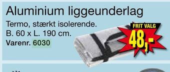 Harald Nyborg Aluminium liggeunderlag tilbud