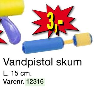 Harald Nyborg Vandpistol skum tilbud