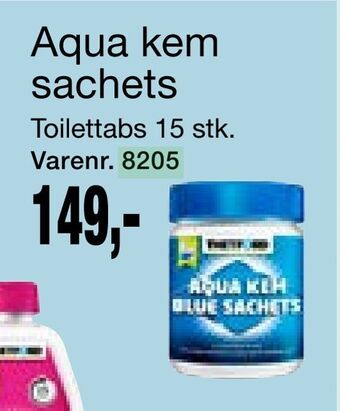 Harald Nyborg Aqua kem sachets tilbud