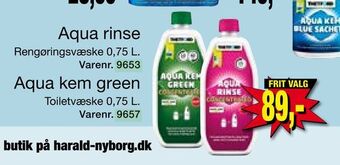 Harald Nyborg Aqua rinse tilbud