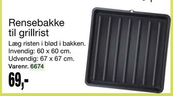 Harald Nyborg Rensebakke til grillrist tilbud