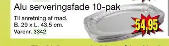 Alu serveringsfade 10-pak