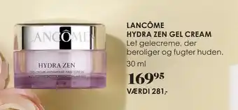 Matas Lancôme hydra zen gel cream tilbud