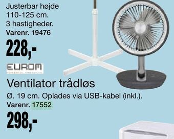 Harald Nyborg Ventilator trådløs tilbud