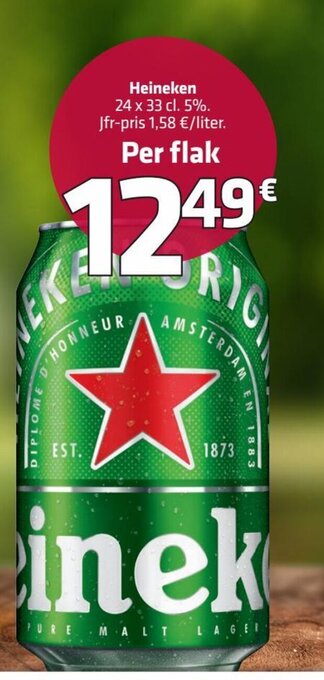 Fleggaard Heineken tilbud