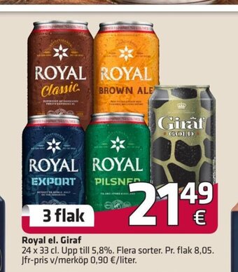 Fleggaard Royal El Giraf tilbud