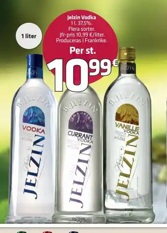 Fleggaard Jelzin Vodka tilbud