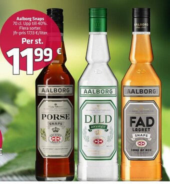 Fleggaard Aalborg Snaps tilbud