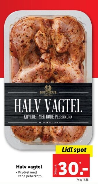 Lidl Halv Vagtel tilbud
